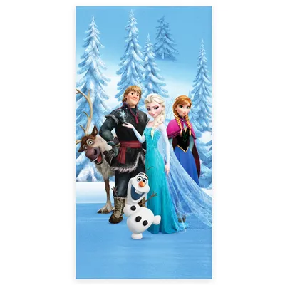 Produktbild von Frozen die Eiskönigin Badetuch Sven 75x150 cm