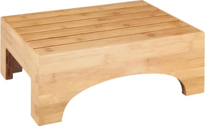Produktbild von WENKO Schemel Bambusa braun, H: 15,0 cm