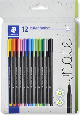 Immagine prodotto di STAEDTLER Fineliner triplus rPP 334 C12 assortiti 12 pz