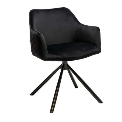 Productafbeelding van Rowa 1V, stoel, frame zwart, bekleding zwart
