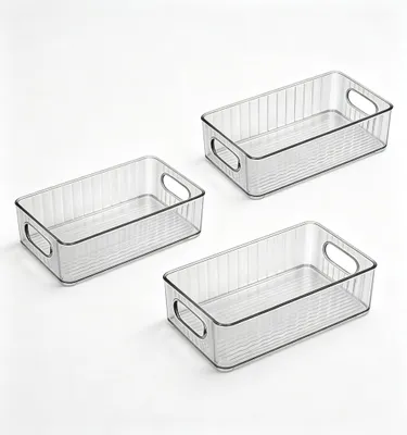 Immagine prodotto di Set di organizer per frigorifero – Set da 3 pezzi (3 dimensioni)