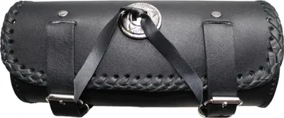Produktbild von Motorrad Werkzeugtasche Satteltasche Motorradtasche Toolbox echtleder schwarz
