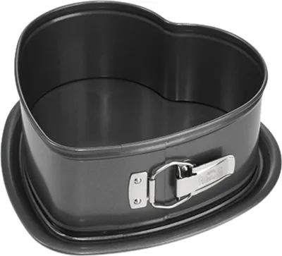 Immagine prodotto di Stampo a cuore con fondo removibile Birkmann Easy Baking, Acciaio al carbonio antiaderente, 26,5 x 25 x 9 cm