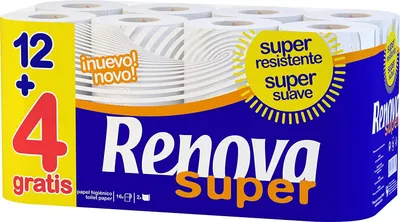 Produktbild von Renova Toilettenpapier Super 16 Rollen, 2-lagig