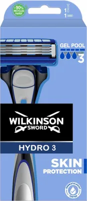 Obrázok produktu pre Wilkinson, Hydro 3 Pre Holenie s Ochranným Zárukou pre Pokožku