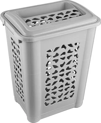 Produktbild von keeeper Wäschebox Per 60,0 Ltr. 45x34x60 cm Nordic Grey