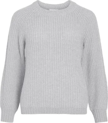 Produktbild von VILA Klassischer Strickpullover mit Rundhals und Rippbündchen Größe: M