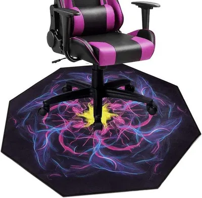 Produktbild von Famanu Bodenmatte für Bürostühle, 120 cm, rutschfest, für Gaming-Stühle