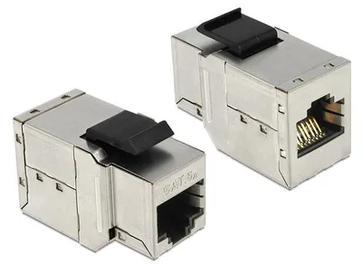 Produktbild von Delock Keystone RJ45 Buchse > Buchse Cat.6A