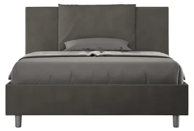 Immagine prodotto di Letto Matrimoniale Large 180x190 cm con Rete e Contenitore Antea Grigio