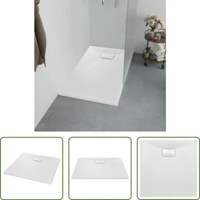 Obrázek produktu pro The Living Store Sprchová vanička SMC White 80×80 cm