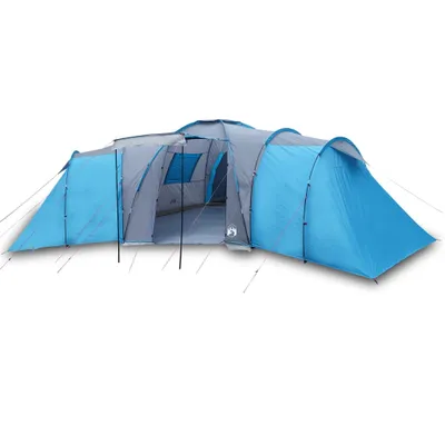 Immagine prodotto di Tenda da Campeggio a Cupola per 12 Persone Blu Impermeabile