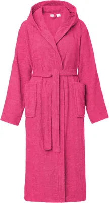 Produktbild von Ladeheid Damen Frottee Bademantel aus 100% Baumwolle LA40-193 (Rosa-25 (Gramatur 400), S)