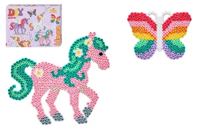 Immagine prodotto di Perline da stirare Hama MIDI "Il mondo delle fiabe" - 4000 pezzi in scatola