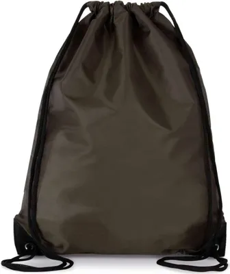 Produktbild von Kimood Turnbeutel Kordelzug Rucksack Drawstring Rucksackbeutel, Größe:U, Farbe:Dark Khaki