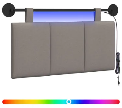 Produktbild von Hängendes Kopfteil Mit LED Licht Taupe Stoff