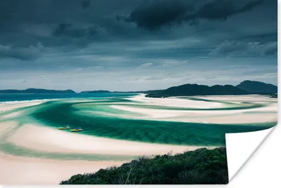 Produktbild von MuchoWow® Poster Whitsunday-Inseln am Great Barrier Reef 180x120 cm - Fotoplakat