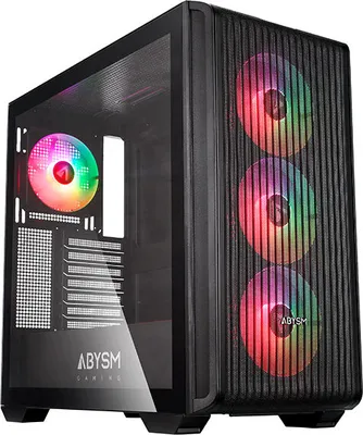 Obrázek produktu pro ABYSM Danube KAMP BX300, Desktop, PC, Černá, ATX, ITX, Micro ATX, SPCC, Hraní