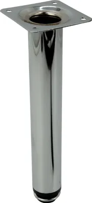 Image de Pied de meuble Spikes en noir mat, hauteur 10 cm - design métallique élégant et durable pour canapés, commodes et armoires