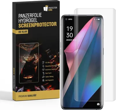Produktbild von 2x Panzerfolie für Oppo Find X3 Pro HYDROGEL FULL-COVER Displayschutzfolie HD KLAR