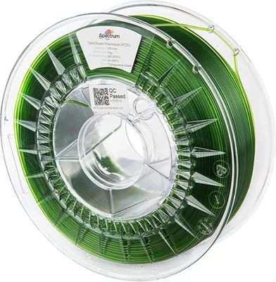 Image de Filament 3D Spectrum, Premium PCTG, 1,75mm, 1000g, 80735, vert transparent