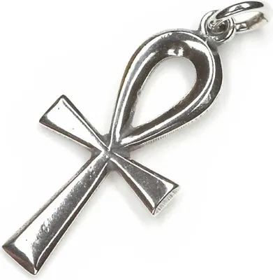 Produktbild von Kettenanhänger Ankh 925 Silber Oxidiert 3cm ägyptisches Symbol Amulett Anhänger