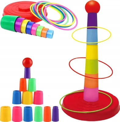 Obrázok produktu pre Arkádová hra, v ktorej sa hádžu krúžky na cieľ, Ringo Hoops 6699-53A