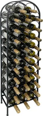 Produktbild von Metall-Weinregal ROMANA, Schwarz