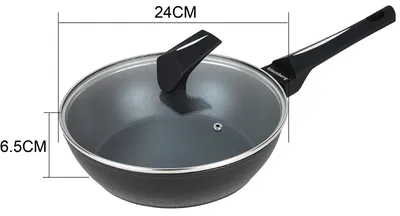 Zdjęcie produktu dla Klausberg patelnia głęboka z powłoką marmurową non-stick 24cm KB7691