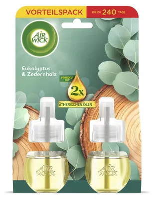 Obrázek produktu pro Air Wick, náplň do osvěžovače vzduchu – vůně: eukalyptus a cedr – dřevitá vůně do místnosti