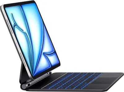 Produktbild von Magic Style Tastatur für iPad Air 11 und iPad Pro 11 Earto beleuchtet QWERTY