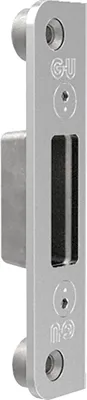 Immagine prodotto di Frontale BKS da incasso per catenacci automatici, Y=13 mm, acciaio decorativo argento