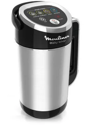 Produktbild von Moulinex Easy Soup LM841810, 1,2 l, Kesselstil, Schwarz, Silber, Berührung, Edelstahl, 1000 W