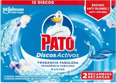 Productafbeelding van DUCK WC ACTIVE TABLETTEN x 2 Reserveonderdelen #Zeevruchtgeur, 12 stuks