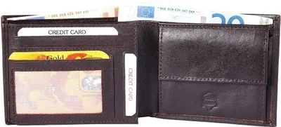 Produktbild von Akzent Herren Geldbörse aus Echtleder, Querformat