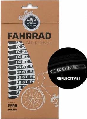 Image de Autocollants réfléchissants pour jantes de vélo, FC St. Pauli
