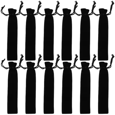 Produktbild von 50 schwarze Samtetuis, Stifthalter