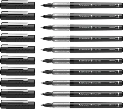 Productafbeelding van Schneider 8231 Xtra 823 rollerball conuspits - Set van 10 - 0,3 mm zwart