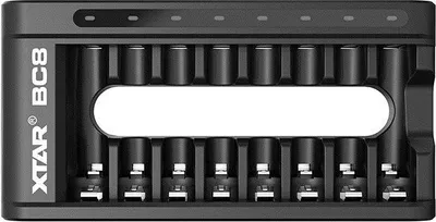 Produktbild von XTAR BC8 battery charger  R03 / AAA and R6 / AA Li-ion 1 5V / NiMH