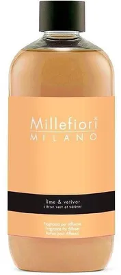 Obrázok produktu pre Millefiori Milano Lime & Vetiver náhradná náplň do difuzéra, 250 ml