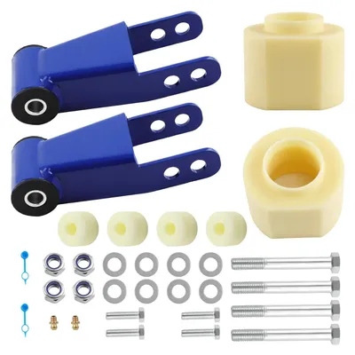 Produktbild von Jeep Cherokee XJ 4x4 1984-2001 - Höherlegungssatz Leveling Lift Kit - Vorderachse 7,6 cm Hinterachse 5,1 cm - Hintere Schäkel