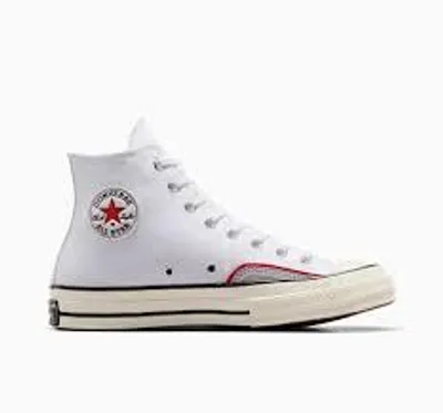 Produktbild von Converse Chuck 70 HI - Grösse 43 - shite/ghost town/red