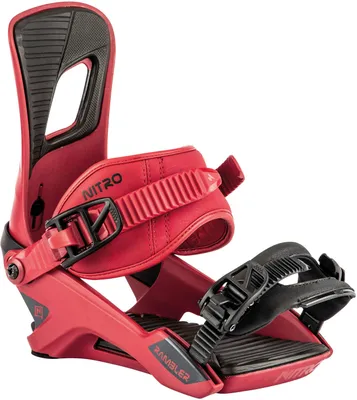 Image de Fixation de snowboard Nitro pour homme RAMBLER BDG'20, taille : M, couleur : blood