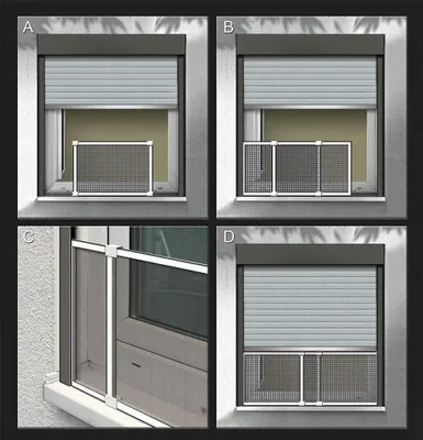 Immagine prodotto di Zanzariera con telaio estensibile bianco Dimensioni: 50x75-142cm