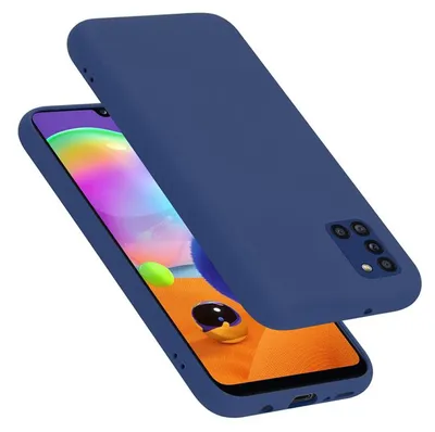 Produktbild von Cadorabo Schutzhülle für Samsung Galaxy A31 Hülle in Blau Handyhülle Case Cover TPU Etui