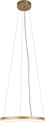 Zdjęcie produktu dla Żyrandol LED AGARI złoty mat 35W Neutralna biel 4682lm aluminium wym:150x57x57cm IP20 Shilo