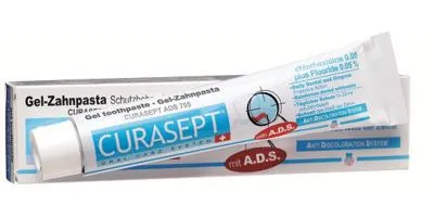 Productafbeelding van Curasept ADS Gel-tandpasta 0,05% chlx en 0,05% fluoride (75 ml)
