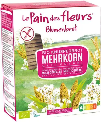 Produktbild von GLUTENFREIES -MEHRKÖRNIGES BALLASTSTOFF-KNUSPERBROT 150 g – LE PAIN DES FLEURS