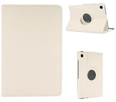 Immagine prodotto di Per Samsung Galaxy Tab A8 2021 Bianco 360 gradi arte copertura in pelle Tablet Case Nuovo
