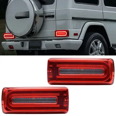 Für Mercedes G-Modell W463 2000-2018 LED Lightbar Rückleuchten Heckleuchten Rot in der Farbe Rot von Carparts-Online GmbH